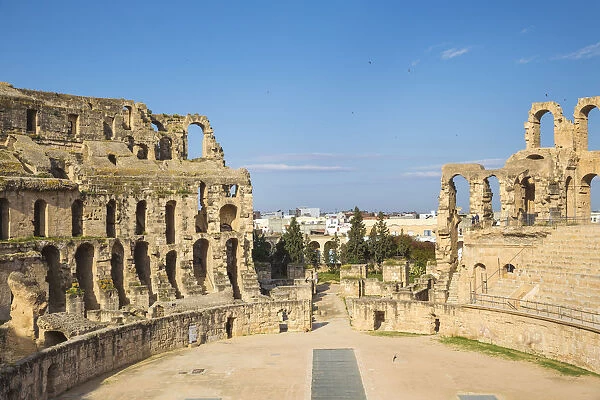 Tunisia, El Jem, Roman Amphitheatre