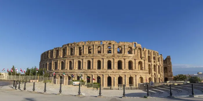 Framed Print : Tunisia, El Jem, Roman Amphitheatre