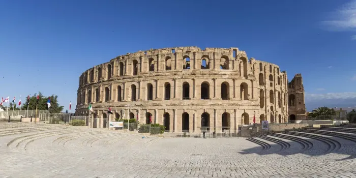 Framed Print : Tunisia, El Jem, Roman Amphitheatre
