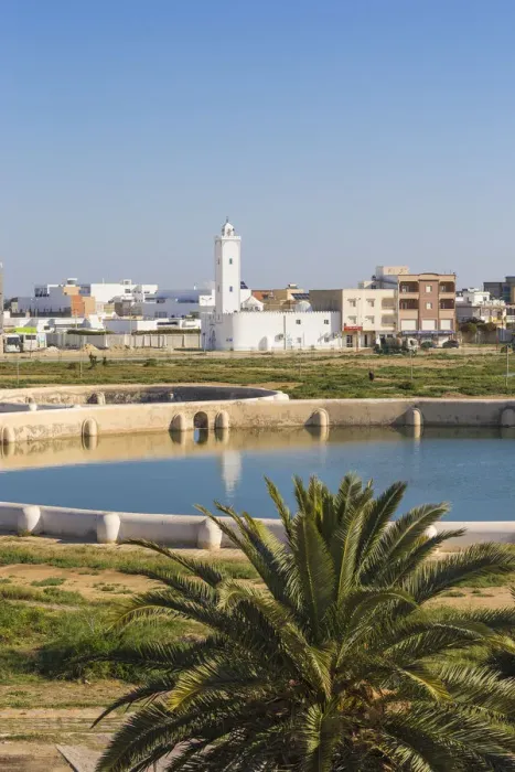 Framed Print : Tunisia, Kairouan, Aghlabid Basins, built in the 9th century to hold the city s Framed Print : Tunisia, Kairouan, Aghlabid Basins, built in the 9th century to hold the city s