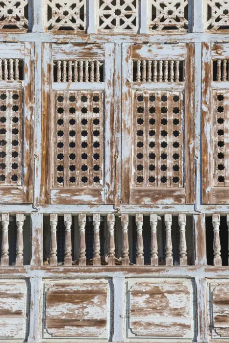 Framed Print : Tunisia, Kairouan, Decorative wooden window of house in the Madina Framed Print : Tunisia, Kairouan, Decorative wooden window of house in the Madina