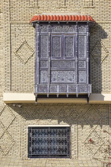 Framed Print : Tunisia, Kairouan, Decorative wooden window of house in the Madina Framed Print : Tunisia, Kairouan, Decorative wooden window of house in the Madina