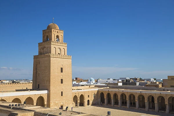 Tunisia, Kairouan, Madina, Courtyard of The Great Mosque