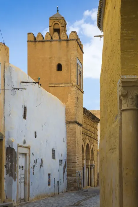 Framed Print : Tunisia, Kairouan, Madina, Mosque of the Three Doors Framed Print : Tunisia, Kairouan, Madina, Mosque of the Three Doors