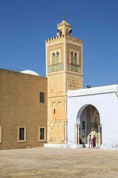 Tunisia, Kairouan, Zaouia of Sidi Sahab, known as the Barbers Mosque - the burial
