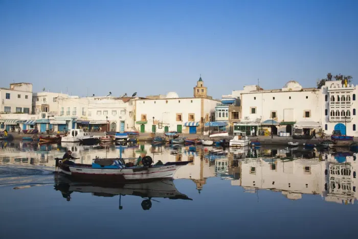 Framed Print : Tunisia, Northern Tunisia, Bizerte, Old Port Framed Print : Tunisia, Northern Tunisia, Bizerte, Old Port