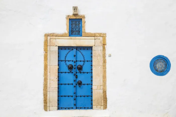 Framed Print : Tunisia, Picturesque whitewashed village of Sidi Bou Said Framed Print : Tunisia, Picturesque whitewashed village of Sidi Bou Said