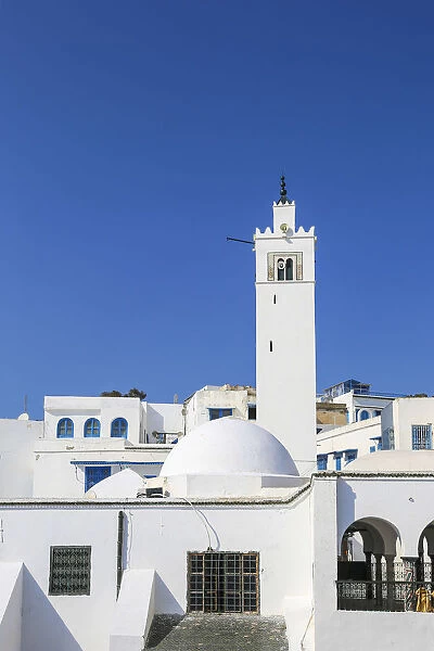 Tunisia, Sidi Bou Said, Sidi Bou Said Mosque
