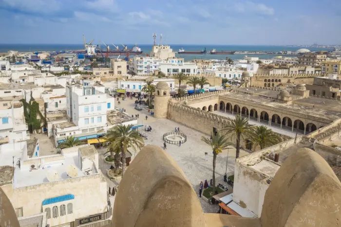 Framed Print : Tunisia, Sousse, View of Great Mosque Framed Print : Tunisia, Sousse, View of Great Mosque