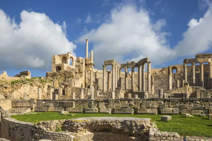 Framed Print : Tunisia, Teboursouk, Dougga archaeological site, Roman Amphitheatre Framed Print : Tunisia, Teboursouk, Dougga archaeological site, Roman Amphitheatre