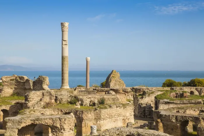 Framed Print : Tunisia, Tunis, Carthage, Antonine Baths Framed Print : Tunisia, Tunis, Carthage, Antonine Baths