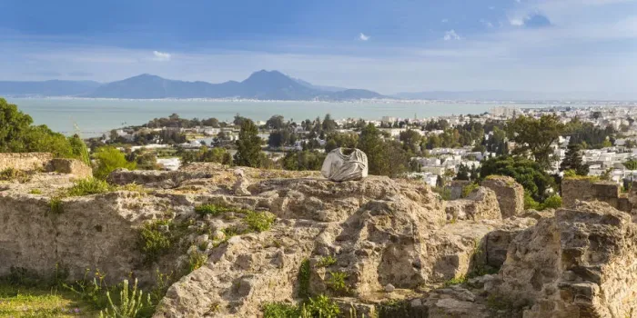 Framed Print : Tunisia, Tunis, Carthage, Byrsa Hill, Punic Ruins Framed Print : Tunisia, Tunis, Carthage, Byrsa Hill, Punic Ruins