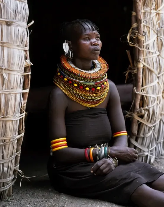 Framed Print : A Turkana woman Framed Print : A Turkana woman