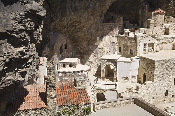 Turkey, Black Sea Coast, Trabzon, Sumela Monastery (UNESCO World Heritage Site), Main