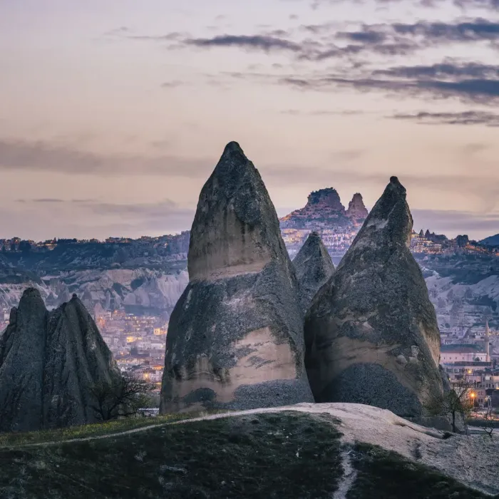 Framed Print : Turkey, Central Anatolia, Cappadocia. Rose Valley with fairy chimney on foreground Framed Print : Turkey, Central Anatolia, Cappadocia. Rose Valley with fairy chimney on foreground