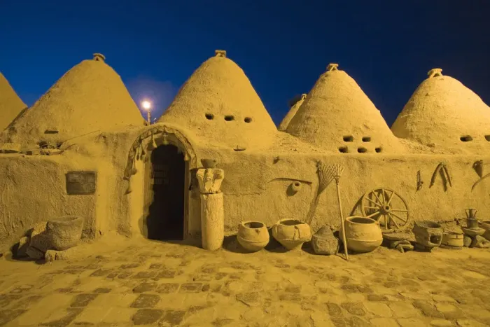 Framed Print : Turkey, Eastern Turkey, Harran, traditional Beehive houses at night Framed Print : Turkey, Eastern Turkey, Harran, traditional Beehive houses at night