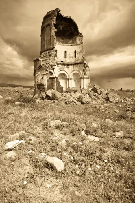 Framed Print : Turkey, Eastern Turkey, Kars, Ani Ruins, Church of the Redeemer Framed Print : Turkey, Eastern Turkey, Kars, Ani Ruins, Church of the Redeemer