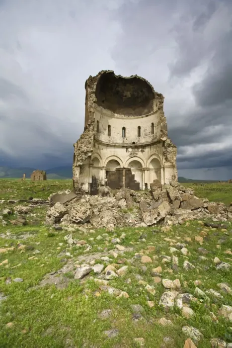 Framed Print : Turkey, Eastern Turkey, Kars, Ani Ruins, Church of the Redeemer Framed Print : Turkey, Eastern Turkey, Kars, Ani Ruins, Church of the Redeemer