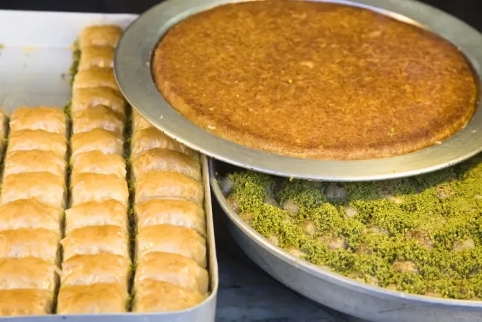 Framed Print : Turkey, Eastern Turkey, Sanliurfa (Urfa), Patisserie, Baklava Framed Print : Turkey, Eastern Turkey, Sanliurfa (Urfa), Patisserie, Baklava