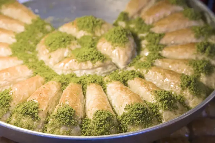 Framed Print : Turkey, Eastern Turkey, Sanliurfa (Urfa), Patisserie, Pistachio Baklava Framed Print : Turkey, Eastern Turkey, Sanliurfa (Urfa), Patisserie, Pistachio Baklava