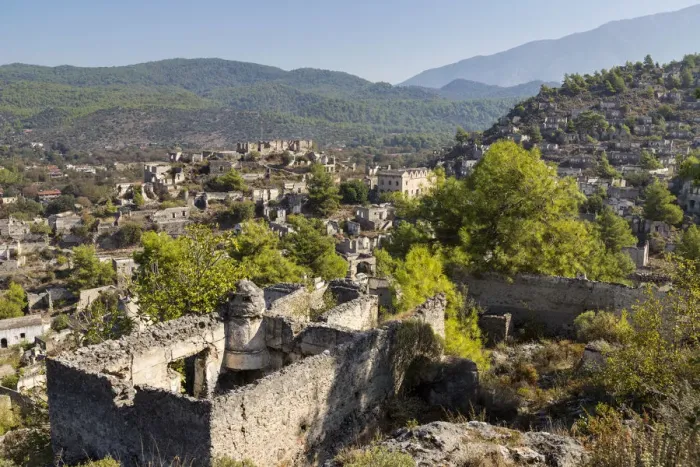 Framed Print : Turkey, Fethiye, Kayakoy (Mugla) Ghost Town, a former greek colony and now an abandoned Framed Print : Turkey, Fethiye, Kayakoy (Mugla) Ghost Town, a former greek colony and now an abandoned