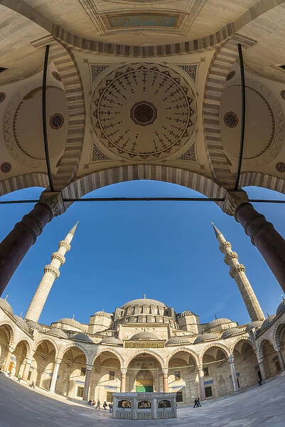 Turkey, Istanbul, Suleymaniye Mosque (Suleymaniye Camii)