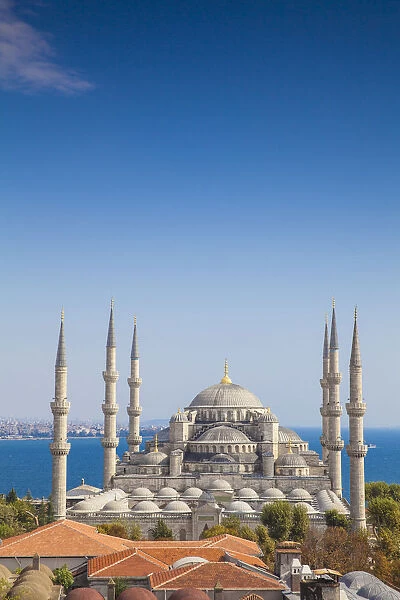 Turkey, Istanbul, Sultanahmet, Blue Mosque - Sultan Ahmed Mosque