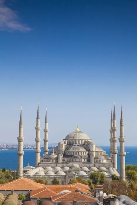 Framed Print : Turkey, Istanbul, Sultanahmet, Blue Mosque - Sultan Ahmed Mosque Framed Print : Turkey, Istanbul, Sultanahmet, Blue Mosque - Sultan Ahmed Mosque