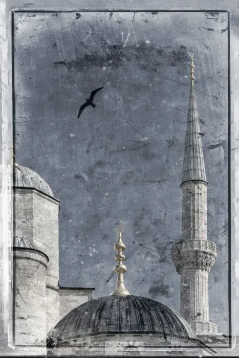 Framed Print : Turkey, Istanbul, Sultanahmet, The Blue Mosque (Sultan Ahmed Mosque or Sultan Ahmet