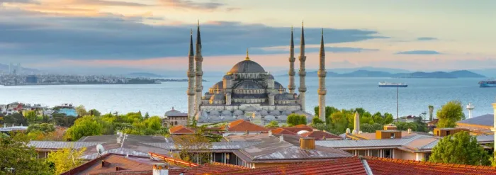 Framed Print : Turkey, Istanbul, Sultanahmet, The Blue Mosque (Sultan Ahmed Mosque or Sultan Ahmet