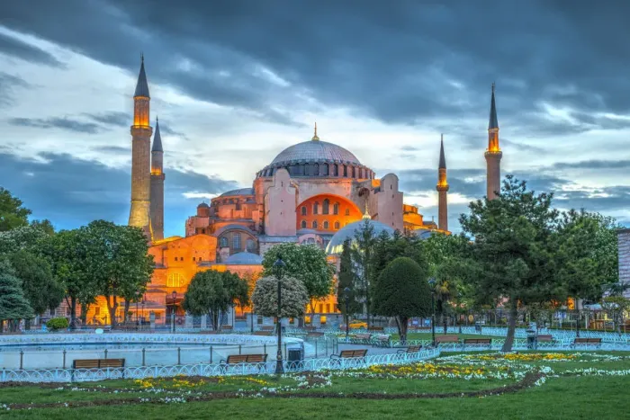 Framed Print : Turkey, Istanbul, Sultanahmet, Hagia Sophia (or Ayasofya), Greek Orthodox basilica