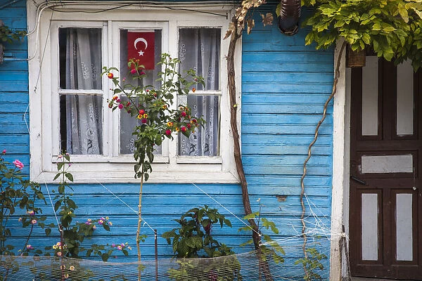 Turkey, Istanbul, Sultanahmet, Historic Ottoman wooden house