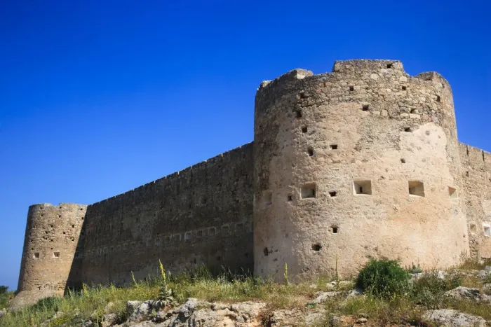 Framed Print : The Turkish Fortress, Ancient Site of Aptera, Crete, Greece Framed Print : The Turkish Fortress, Ancient Site of Aptera, Crete, Greece