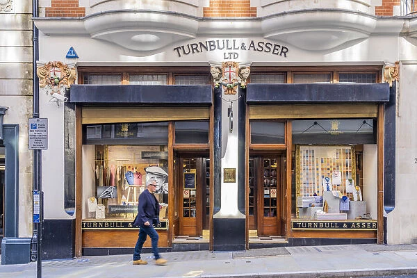 Turnbull & Asser shirtmakers, St James s, London, England, UK