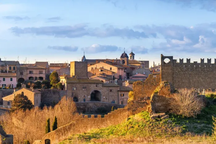 Framed Print : Tuscania at sunset. Europe, Italy, Lazio, Viterbo province, Tuscania Framed Print : Tuscania at sunset. Europe, Italy, Lazio, Viterbo province, Tuscania