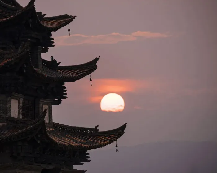 Framed Print : Twin Dragon Bridge at sunset, Jianshui, Yunnan Province, China Framed Print : Twin Dragon Bridge at sunset, Jianshui, Yunnan Province, China