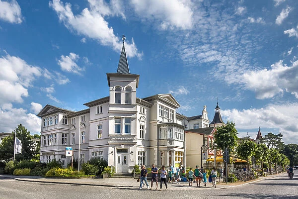 Typical architecture, Zinnowitz, Usedom island, Mecklenburg-Western Pomerania, Germany