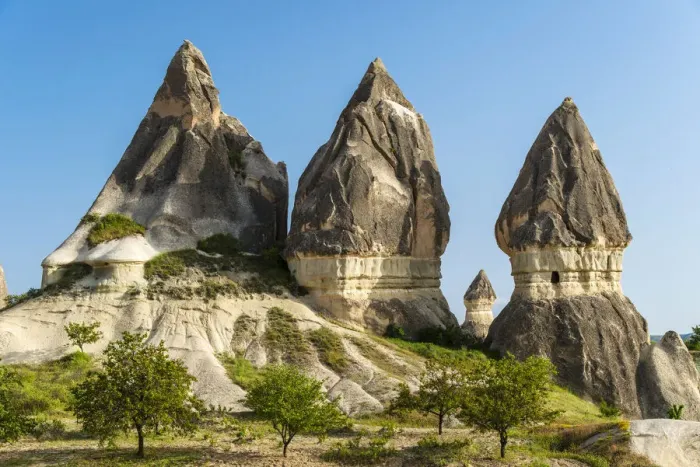 Framed Print : Typical fairy chimneys in Cappadocia, Turkey Framed Print : Typical fairy chimneys in Cappadocia, Turkey
