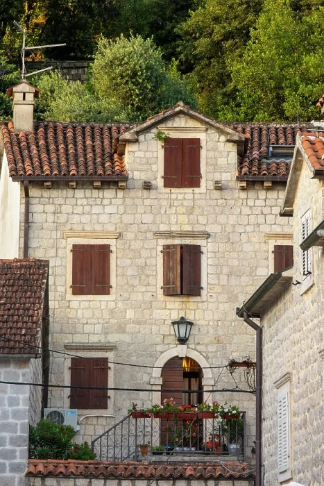 Framed Print : Typical house in Perast, Kotor Bay, Montenegro Framed Print : Typical house in Perast, Kotor Bay, Montenegro
