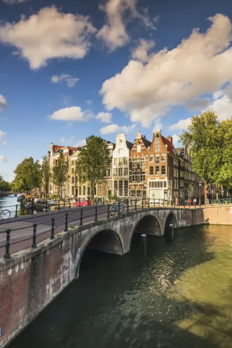 Framed Print : Typical houses along Keizergracht canal at sunset, Holland / Netherlands Framed Print : Typical houses along Keizergracht canal at sunset, Holland / Netherlands