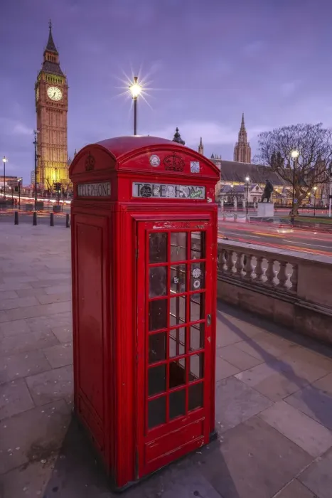Framed Print : A typical red telephone box and Big Ben in the background. London England Framed Print : A typical red telephone box and Big Ben in the background. London England
