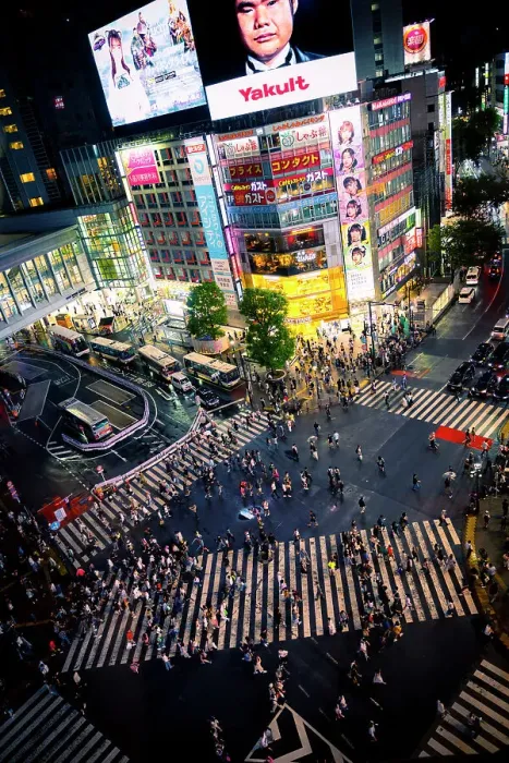 Typical Tokyo Shibuya Crossing Print (Q1 2024). Art Prints