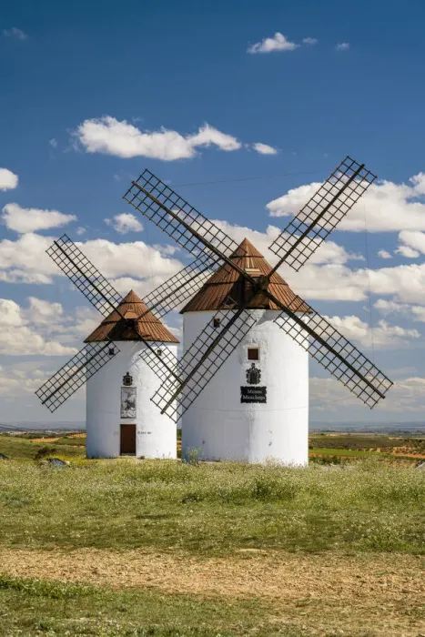 Framed Print : Typical windmills, Mota del Cuervo, Castilla-La Mancha, Spain Framed Print : Typical windmills, Mota del Cuervo, Castilla-La Mancha, Spain