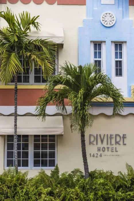 Framed Print : U. S. A, Miami, South Beach, Collins Ave, Rivere Hotel