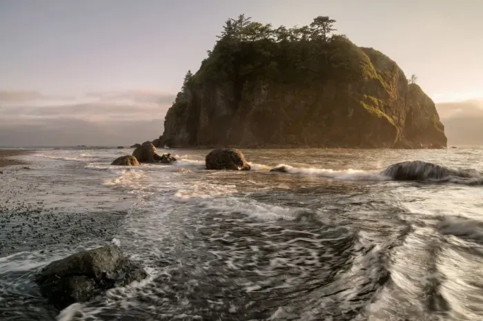 Framed Print : U. S. A. Washington, Olympic National Park, Ruby Beach Framed Print : U. S. A. Washington, Olympic National Park, Ruby Beach