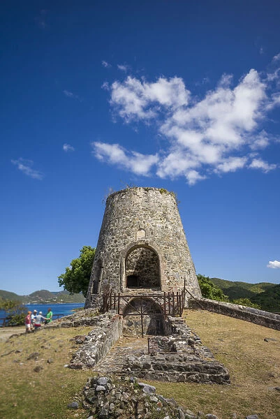 U. S. Virgin Islands, St. John, Leinster Bay, Annaberg Sugar Mill Ruins