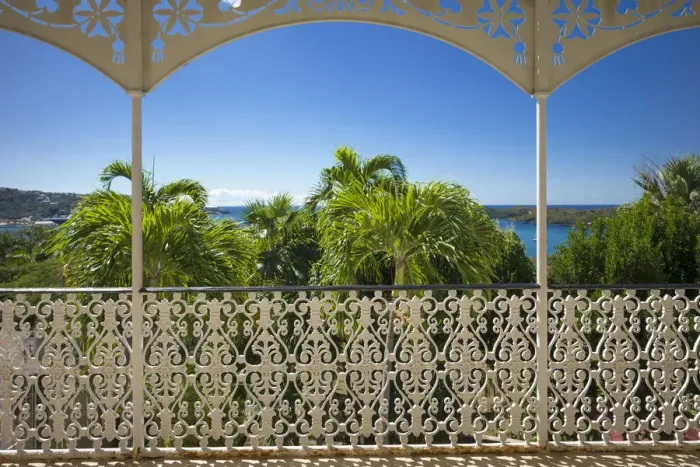 Framed Print : U. S. Virgin Islands, St. Thomas, Charlotte Amalie, Kongens Gade Street, house detail Framed Print : U. S. Virgin Islands, St. Thomas, Charlotte Amalie, Kongens Gade Street, house detail