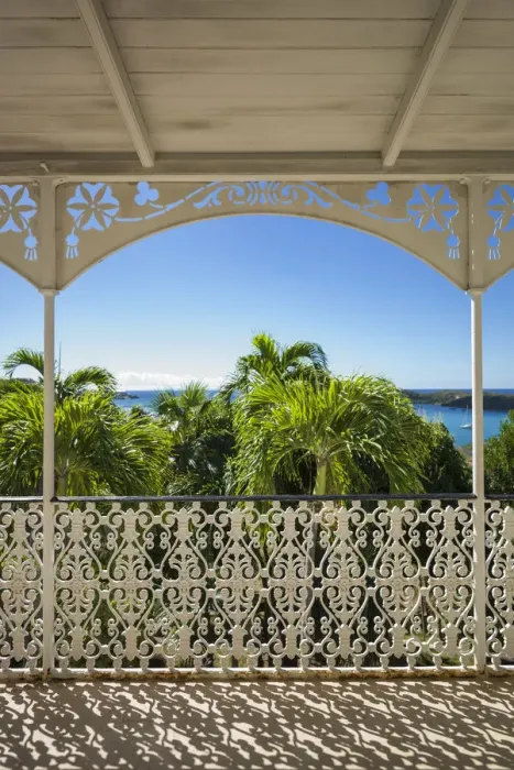 Framed Print : U. S. Virgin Islands, St. Thomas, Charlotte Amalie, Kongens Gade Street, house detail Framed Print : U. S. Virgin Islands, St. Thomas, Charlotte Amalie, Kongens Gade Street, house detail