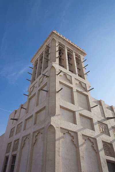 UAE, Abu Dhabi, Sheikh Zayed Research Center, barjeel, traditional Arabic wind tower