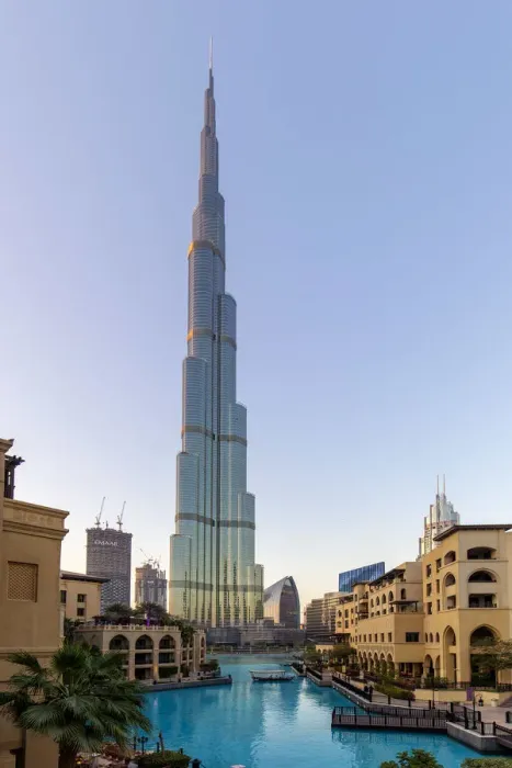 Framed Print : UAE, Dubai, Burj Khalifa from Dubai Mall Gardens Framed Print : UAE, Dubai, Burj Khalifa from Dubai Mall Gardens